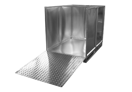 SP-Caja de aluminio Rampa120/80