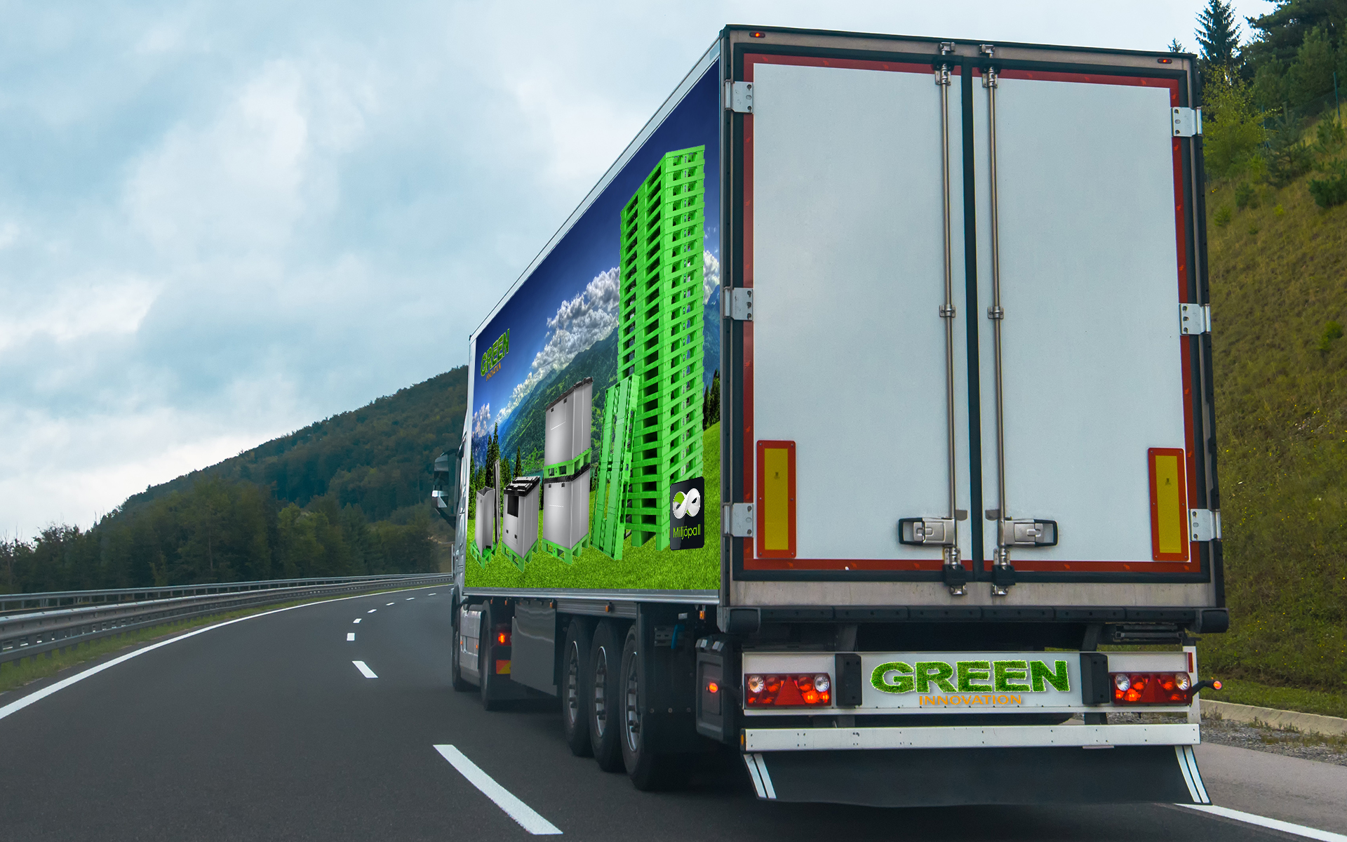 Truck Green Pallet