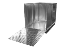 SP-Caja de aluminio Rampa120/80